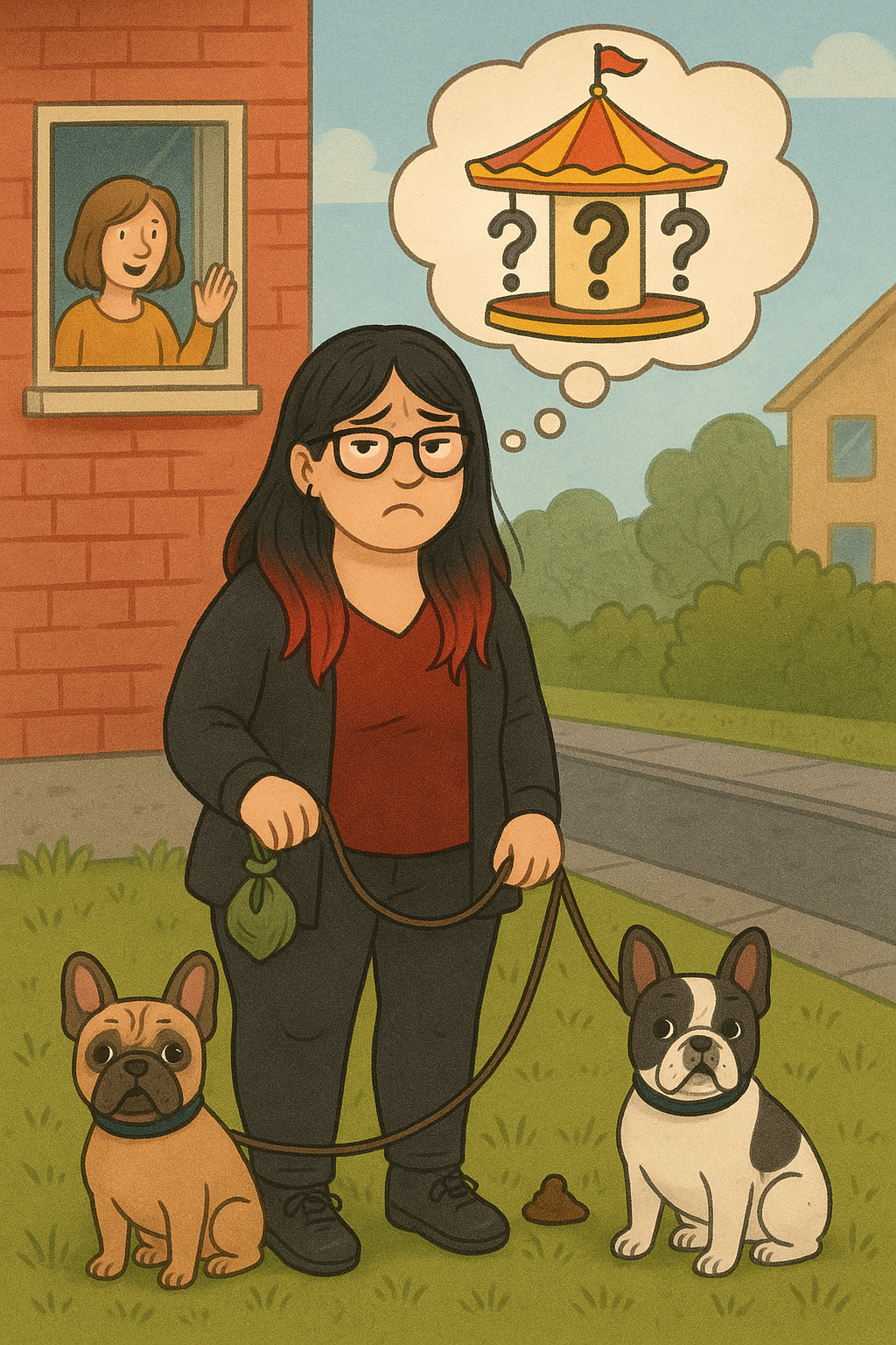 Ein Hundehaufen und das Gedankenkarussell