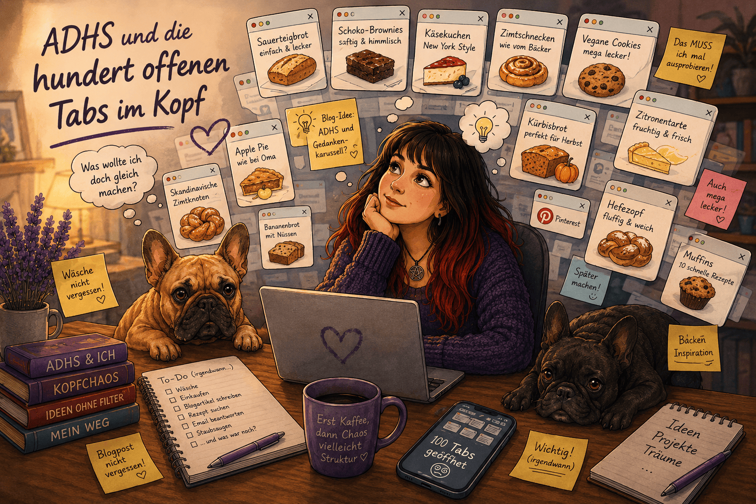 ADHS und die hundert offenen Tabs im Kopf